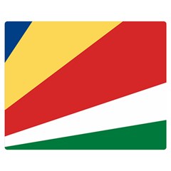 Seychelles Flag Double Sided Flano Blanket (medium)  by FlagGallery