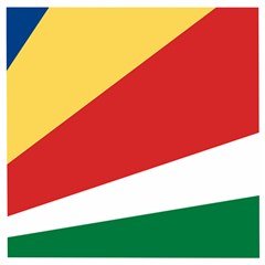 Seychelles Flag Wooden Puzzle Square by FlagGallery