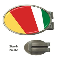 Seychelles-flag12 Money Clips (oval)  by FlagGallery