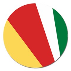 Seychelles-flag12 Magnet 5  (round) by FlagGallery