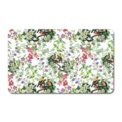 Green Flora Magnet (rectangular) by goljakoff