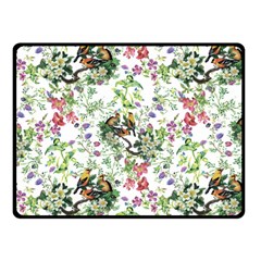 Green Flora Fleece Blanket (small) by goljakoff