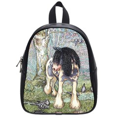 Foal At Pear Wood - By Larenard School Bag (small) by LaRenard