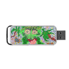 Supersonicfrog Portable Usb Flash (one Side) by chellerayartisans