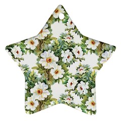 Summer Flowers Star Ornament (two Sides) by goljakoff