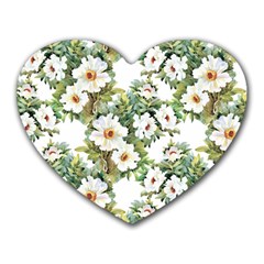 Summer Flowers Heart Mousepads by goljakoff