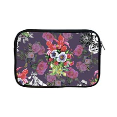 Purple Flowers Apple Ipad Mini Zipper Cases by goljakoff