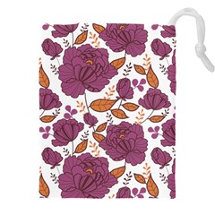 Rose Flowers Drawstring Pouch (5xl)