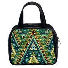 Native Ornament Classic Handbag (two Sides) by goljakoff