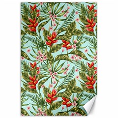 Tropical Flowers Canvas 24  X 36  by goljakoff