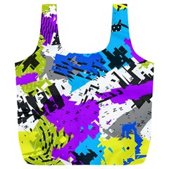 Shaky Shapes                                                     Full Print Recycle Bag (xxl) by LalyLauraFLM