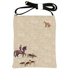 Foxhunt Horse And Hound Shoulder Sling Bag