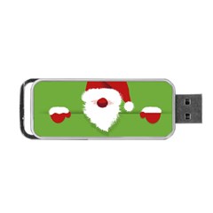 Santa Claus Hat Christmas Portable Usb Flash (two Sides) by Mariart