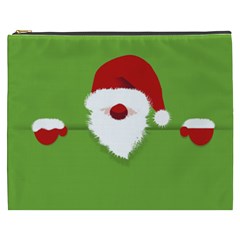 Santa Claus Hat Christmas Cosmetic Bag (xxxl) by Mariart