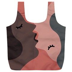 Illustrations Of Love And Kissing Women Full Print Recycle Bag (xxxl)