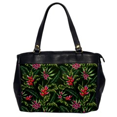Tropical Flowers Oversize Office Handbag by goljakoff