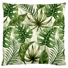 Green Leaves Standard Flano Cushion Case (one Side) by goljakoff