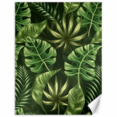 Green Leaves Canvas 12  X 16  by goljakoff