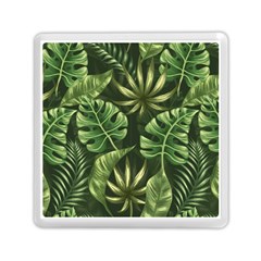 Green Leaves Memory Card Reader (square) by goljakoff