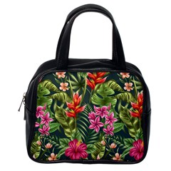 Tropical Flowers Classic Handbag (one Side) by goljakoff