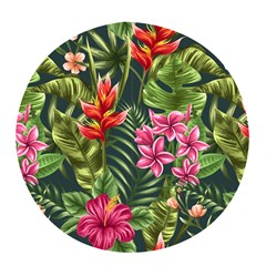 Tropical Flowers Pop Socket (black) by goljakoff