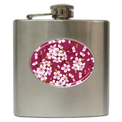 Sakura Hip Flask (6 Oz) by goljakoff