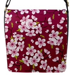 Sakura Flap Closure Messenger Bag (s) by goljakoff