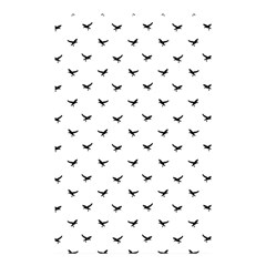 Birds Flying Motif Silhouette Print Pattern Shower Curtain 48  x 72  (Small) 