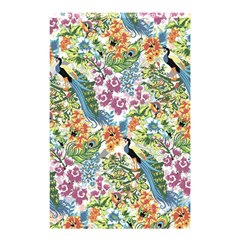 Peacock Pattern Shower Curtain 48  X 72  (small)  by goljakoff