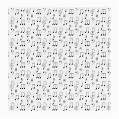 Music Notes Wallpaper Medium Glasses Cloth (2 Sides)