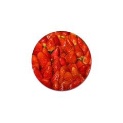 Colorful Strawberries At Market Display 1 Golf Ball Marker by dflcprintsclothing