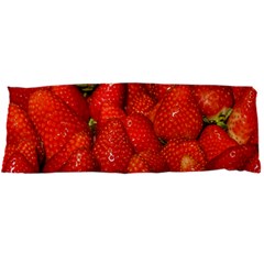 Colorful Strawberries At Market Display 1 Body Pillow Case Dakimakura (two Sides) by dflcprintsclothing