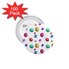 Egg Easter Texture Colorful 1.75  Buttons (100 pack) 