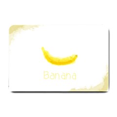 Banana Fruit Watercolor Painted Small Doormat 