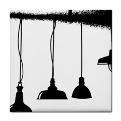 Lanterns Lamps Light Ceiling Tile Coaster by Alisyart