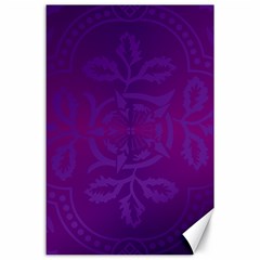 Cloister Advent Purple Canvas 24  X 36  by HermanTelo