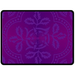 Cloister Advent Purple Double Sided Fleece Blanket (large) 