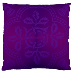 Cloister Advent Purple Standard Flano Cushion Case (two Sides)