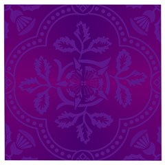 Cloister Advent Purple Wooden Puzzle Square by HermanTelo