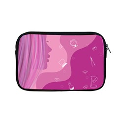 Online Woman Beauty Purple Apple Macbook Pro 13  Zipper Case