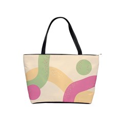 Line Pattern Dot Classic Shoulder Handbag