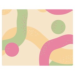 Line Pattern Dot Double Sided Flano Blanket (medium)  by Alisyart