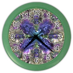 Metallizer Factory Glass Color Wall Clock