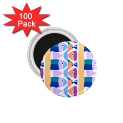 Illustrations Of Fish Texture Modulate Sea Pattern 1 75  Magnets (100 Pack) 