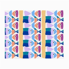 Illustrations Of Fish Texture Modulate Sea Pattern Small Glasses Cloth