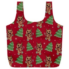 Gingerbread Krampus Full Print Recycle Bag (xxxl) by Valentinaart