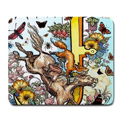 The Illustrated Alphabet - J - By Larenard Large Mousepads