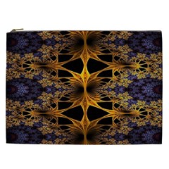 Fractal Flower Cosmetic Bag (xxl) by Sparkle