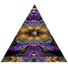 Fractal Illusion Wooden Puzzle Triangle by Sparkle