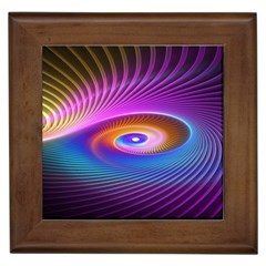 Fractal Illusion Framed Tile